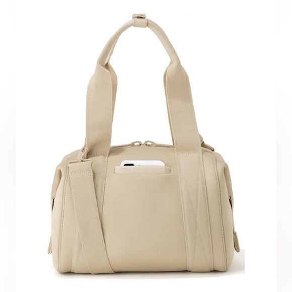 Dagne Dover “Landon Carryall” Size Small In Rare Almond Latte New! - Picture 2 of 13